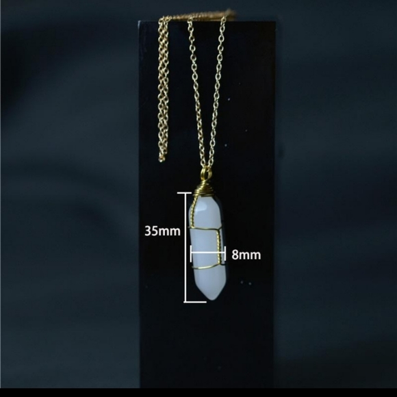 Hexagonal Shape Chakra Pendant Necklace - Picture 5 of 6